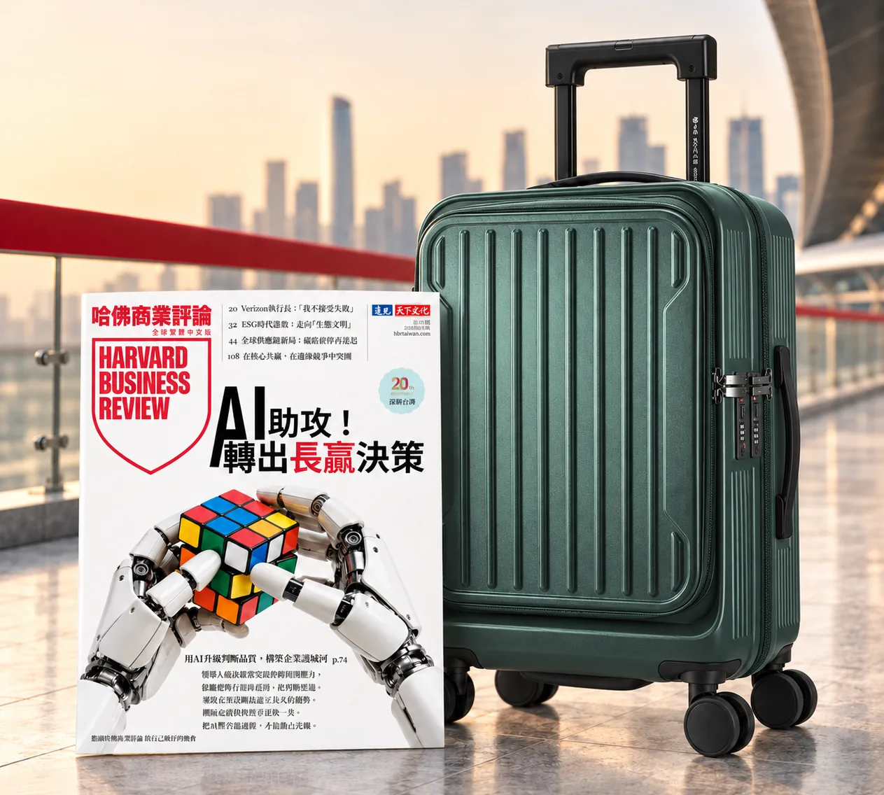 HBR 紙本12期 贈25吋河馬箱